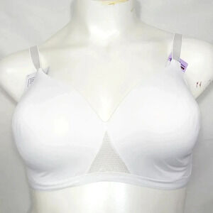 3XL Hanes G521 HB21 Oh So Light Comfort Wireless Wire Free‎ Bra White NWT